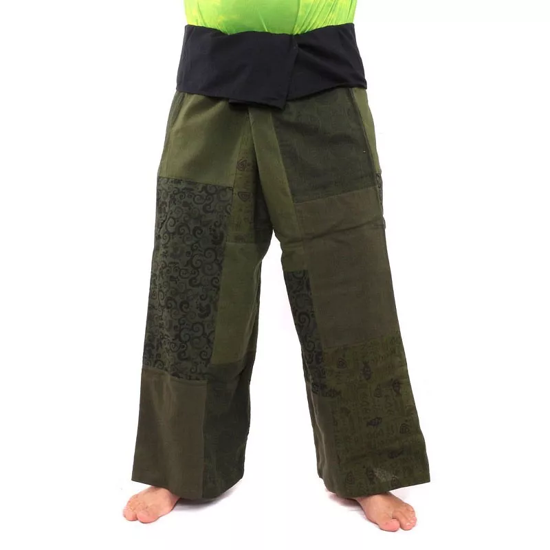 Thai Fischerhose Patchwork Größe L