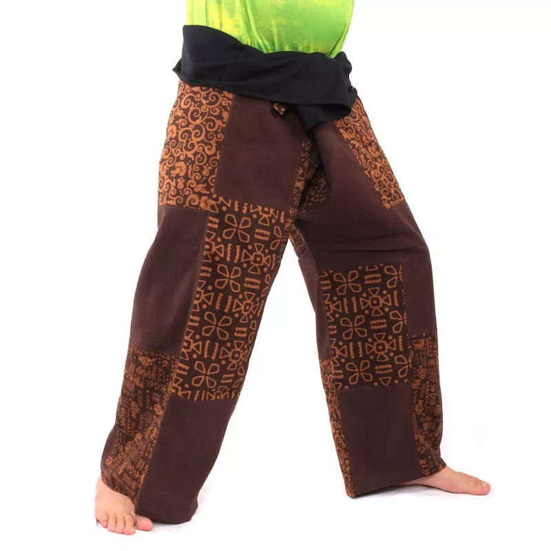 Thai Fischerhose Patchwork Größe L