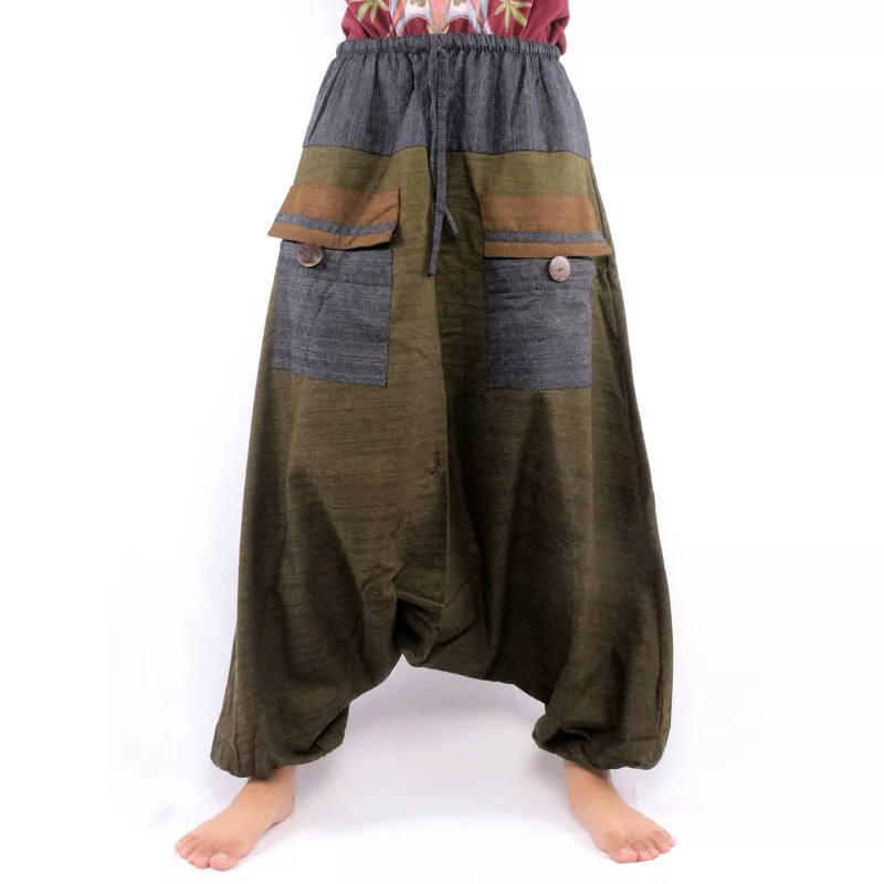 Aladinhose mit großen Taschen