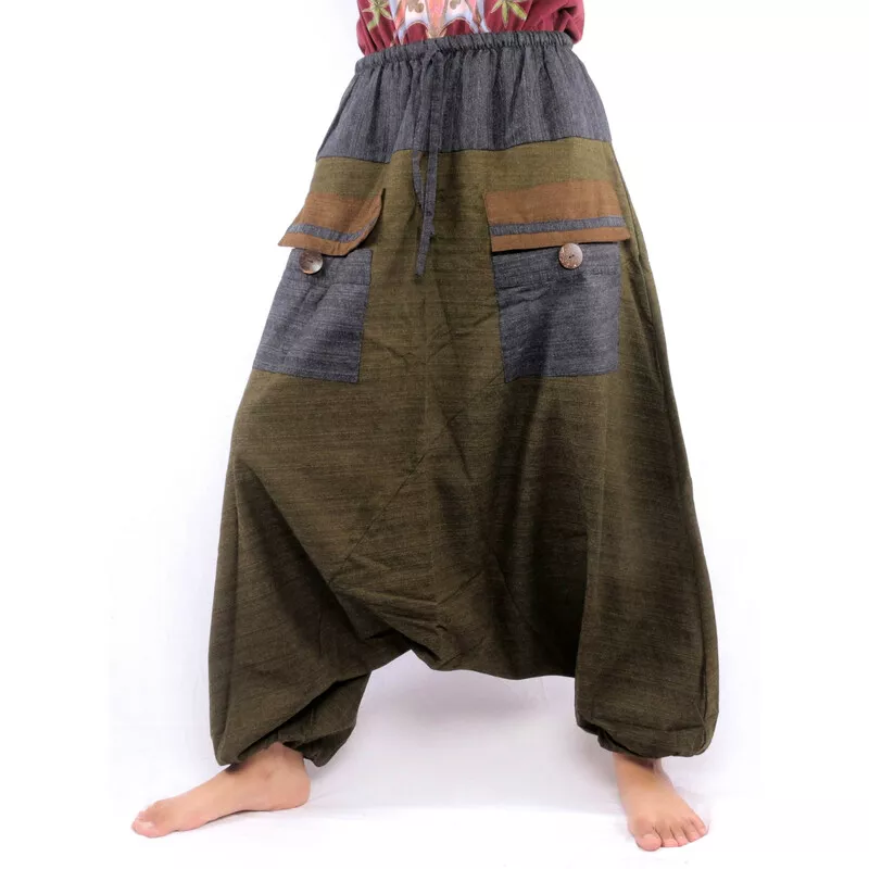 Aladinhose mit großen Taschen