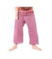 Pantalones de pescador tailandés con trenzado de motivos - Algodón