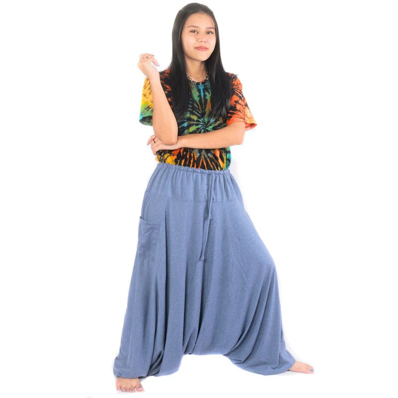 TINGZI Sports Pants Unisex Couple Loose Lonely Flower Jogger Aladdin Harem  Pants Yoga Pants Summer Holiday Beach Casual Wide Leg Pants : Buy Online at