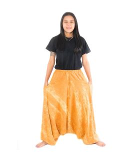 Aladinhose "Stone Washed" - Bequeme Haremshose aus 100% Baumwolle