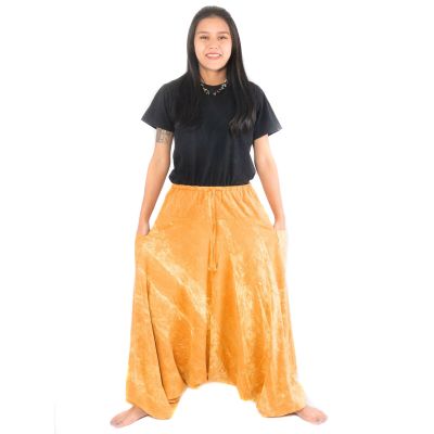 Aladinhose "Stone Washed" - Bequeme Haremshose aus 100% Baumwolle