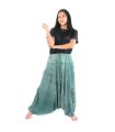 Aladinhose "Stone Washed" - Bequeme Haremshose aus 100% Baumwolle