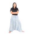 Aladinhose "Stone Washed" - Bequeme Haremshose aus 100% Baumwolle