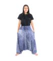 Aladinhose "Stone Washed" - Bequeme Haremshose aus 100% Baumwolle