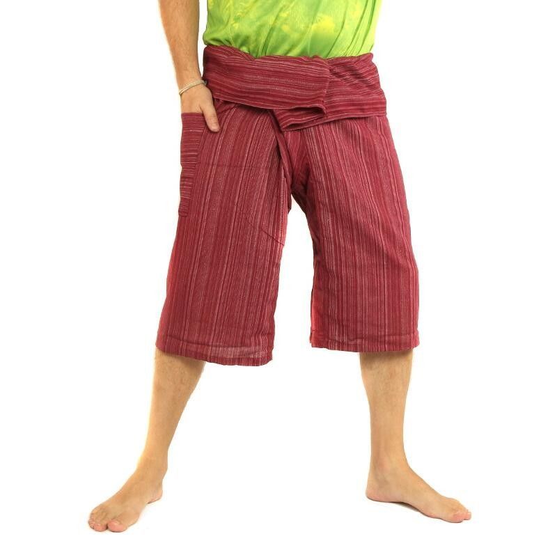 Court pantalon de pêcheur thaïlandais en coton