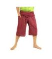 Kurze Thai Fischerhose Baumwolle Kurze Thai Fischerhose Baumwolle