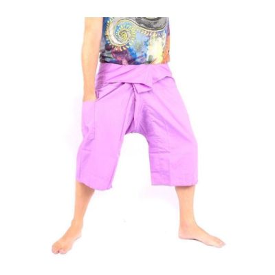 Thai Fischerhose Shorts aus Viskose in vielen Farben
