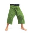 Thai Fischerhose Shorts aus Viskose in vielen Farben