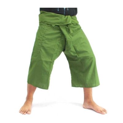 Thai Fischerhose Shorts aus Viskose in vielen Farben