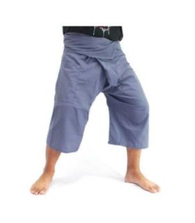 Thai Fischerhose Shorts aus Viskose in vielen Farben