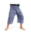 Thai Fischerhose Shorts aus Viskose in vielen Farben