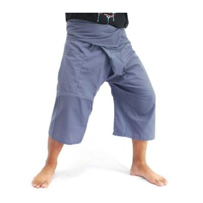 Thai Fischerhose Shorts aus Viskose in vielen Farben