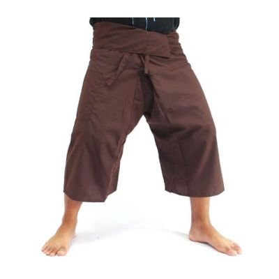 Thai Fischerhose Shorts aus Viskose in vielen Farben