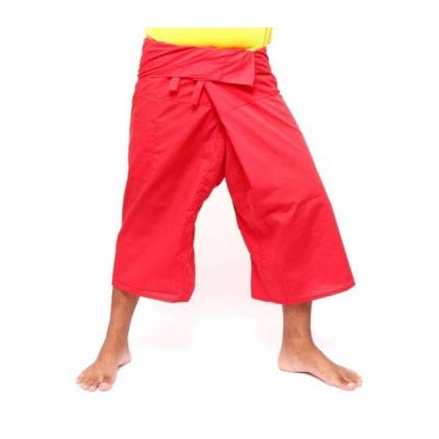 Thai Fischerhose Shorts aus Viskose in vielen Farben