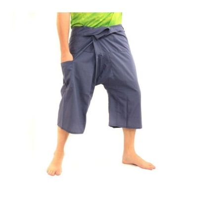 Thai Fischerhose Shorts aus Viskose in vielen Farben