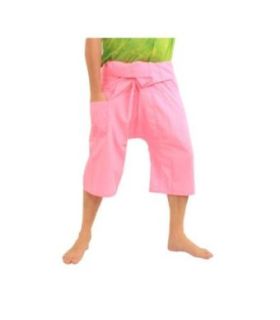 Thai Fischerhose Shorts aus Viskose in vielen Farben