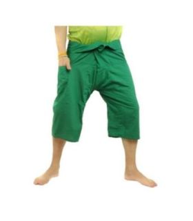 Thai Fischerhose Shorts aus Viskose in vielen Farben