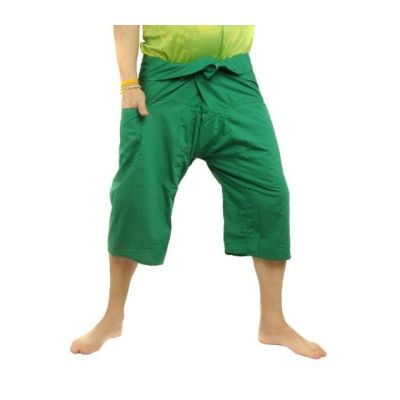 Thai Fischerhose Shorts aus Viskose in vielen Farben