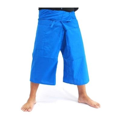 Thai Fischerhose Shorts aus Viskose in vielen Farben
