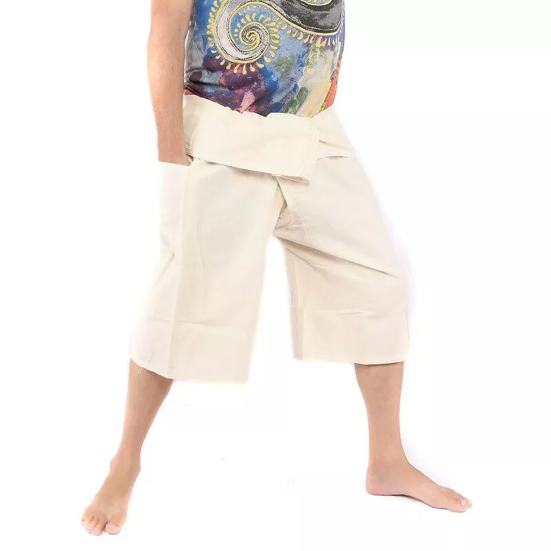 Cool pantalons de pêcheur thaïlandais dans la longueur de capri dans de nombreuses couleurs de coton
