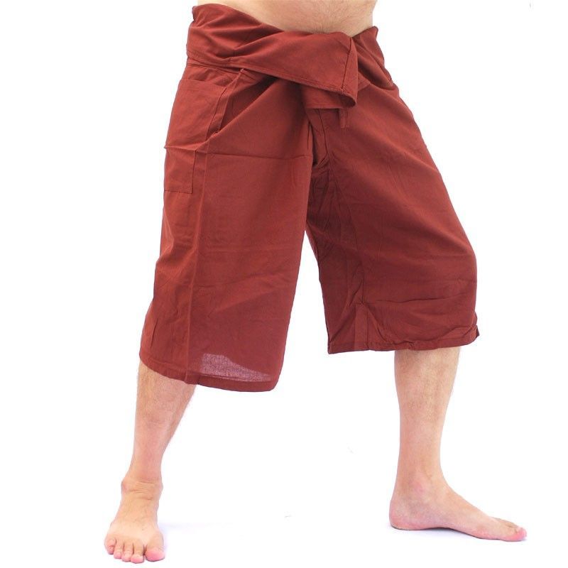Cool Thai fishing pants 3/4 length in many colors of cotton