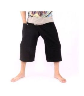 3/5 Pantalones de pescador tailandés - dos tonos - algodón