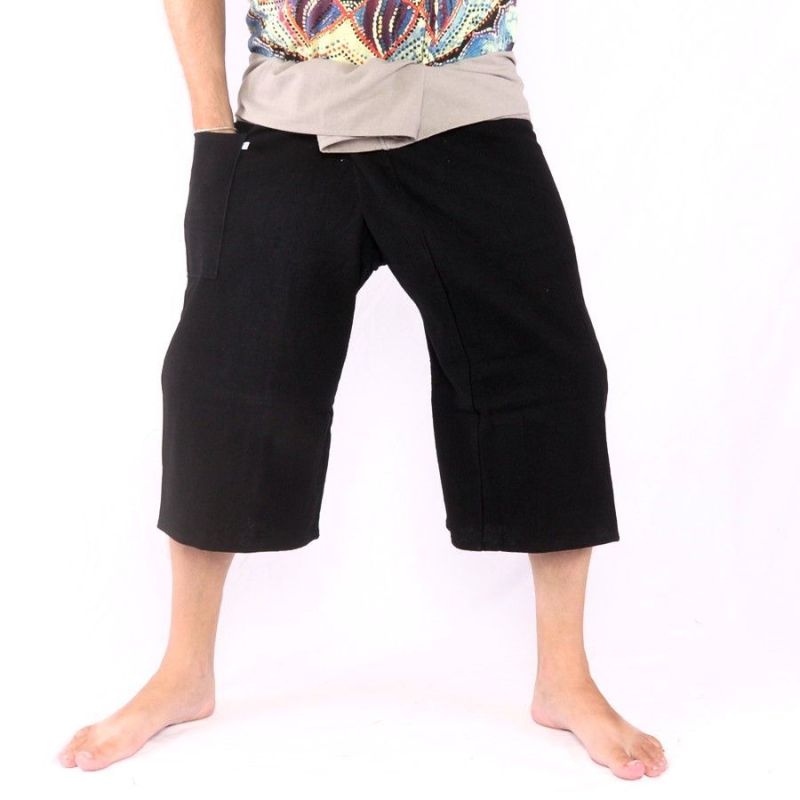 3/5 Pantalon de pêcheur thaïlandais - bicolore - coton