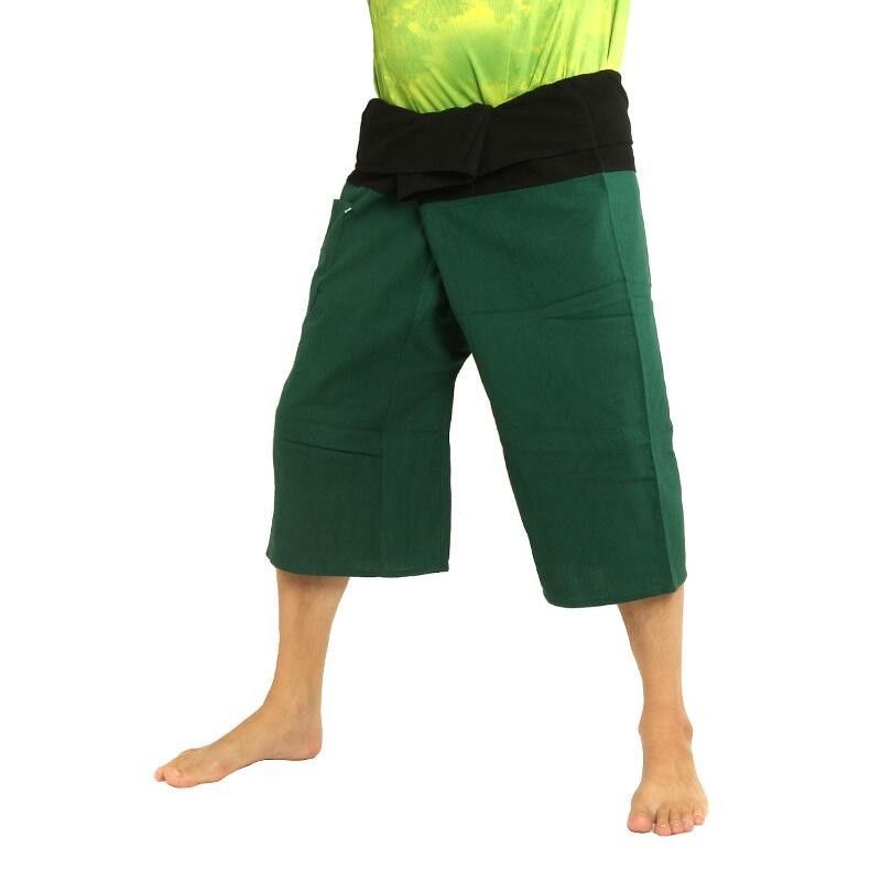 3/5 Pantalon de pêcheur thaïlandais - bicolore - coton