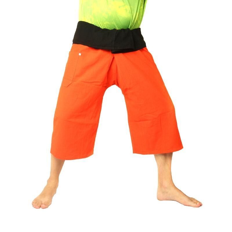 3/5 Pantalon de pêcheur thaïlandais - bicolore - coton