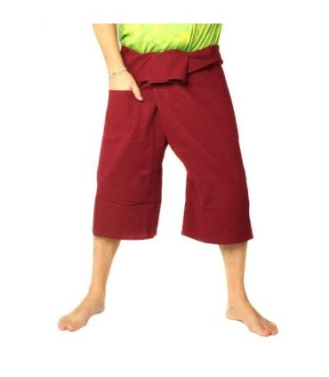 Short Thai fishing pants heavy cotton