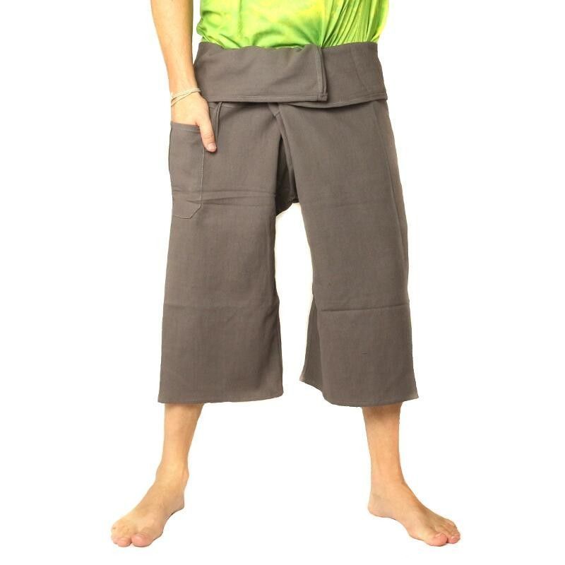 Pantalón Pescador Thai Corto Algodón Pesado