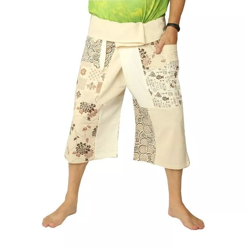 Thai Fisherman Short Patchwork Shorts