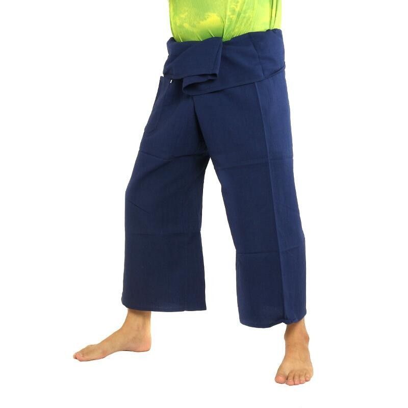 Pantalon de pêcheur thaïlandais en coton lourd