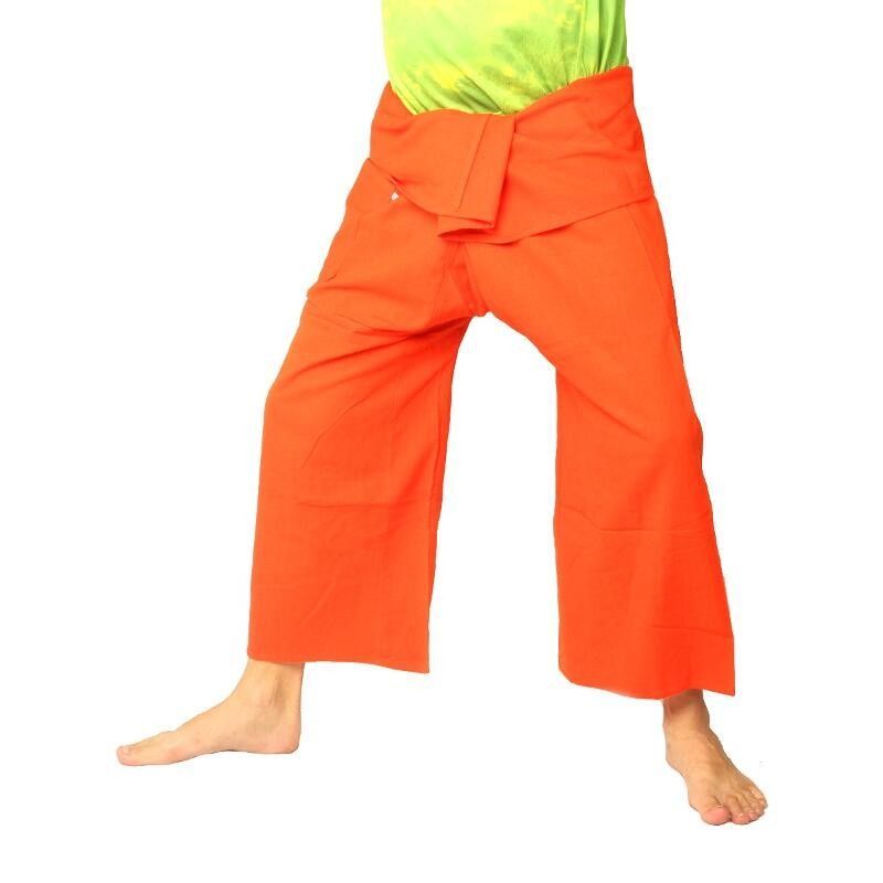 Pantalon de pêcheur thaïlandais en coton lourd