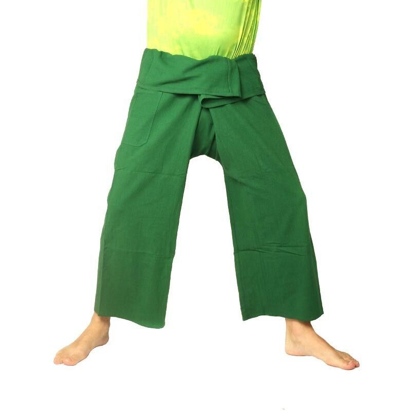 Pantalon de pêcheur thaïlandais en coton lourd