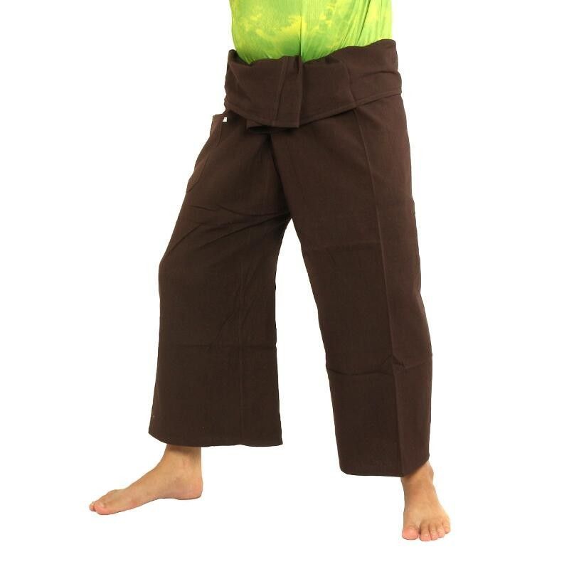 Pantalon de pêcheur thaïlandais en coton lourd