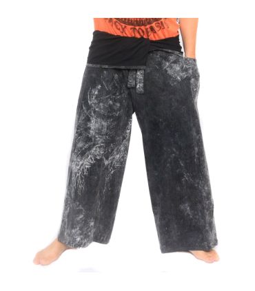 Thai fishing pants trousers "stone washed