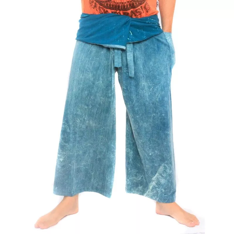 Pantalon pêcheur thaïlandais "stone washed