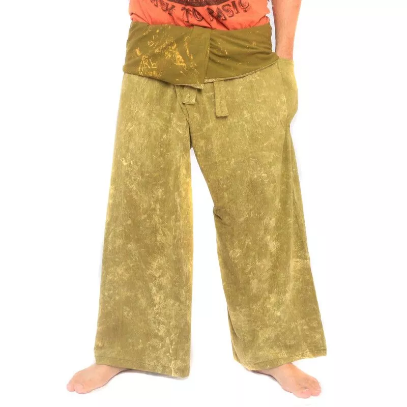 Pantalon pêcheur thaïlandais "stone washed
