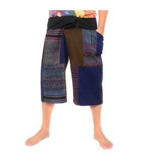 Handmade Thai fisherman pants patchwork from Chiang Mai