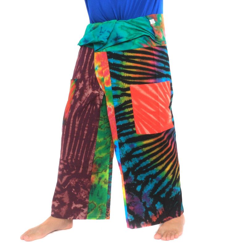 Pantalones de pescador tailandés Batik