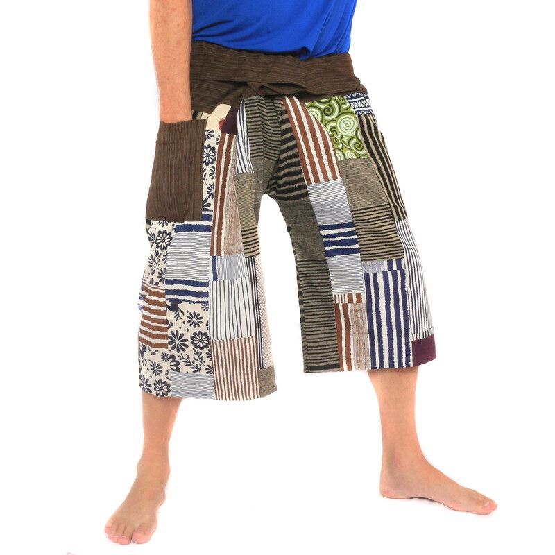 3/5 Pantalon de pêcheur thaïlandais - coton