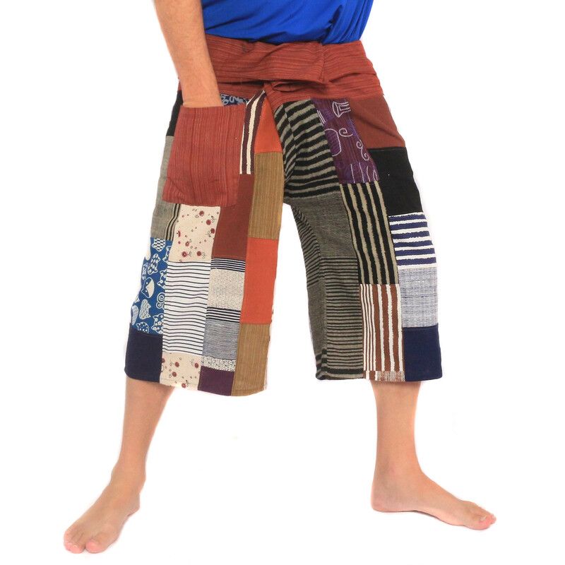 3/5 Pantalon de pêcheur thaïlandais - coton