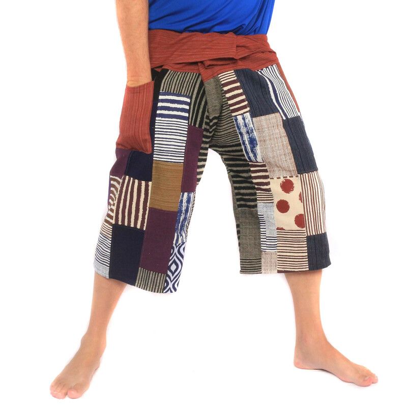 3/5 Pantalon de pêcheur thaïlandais - coton