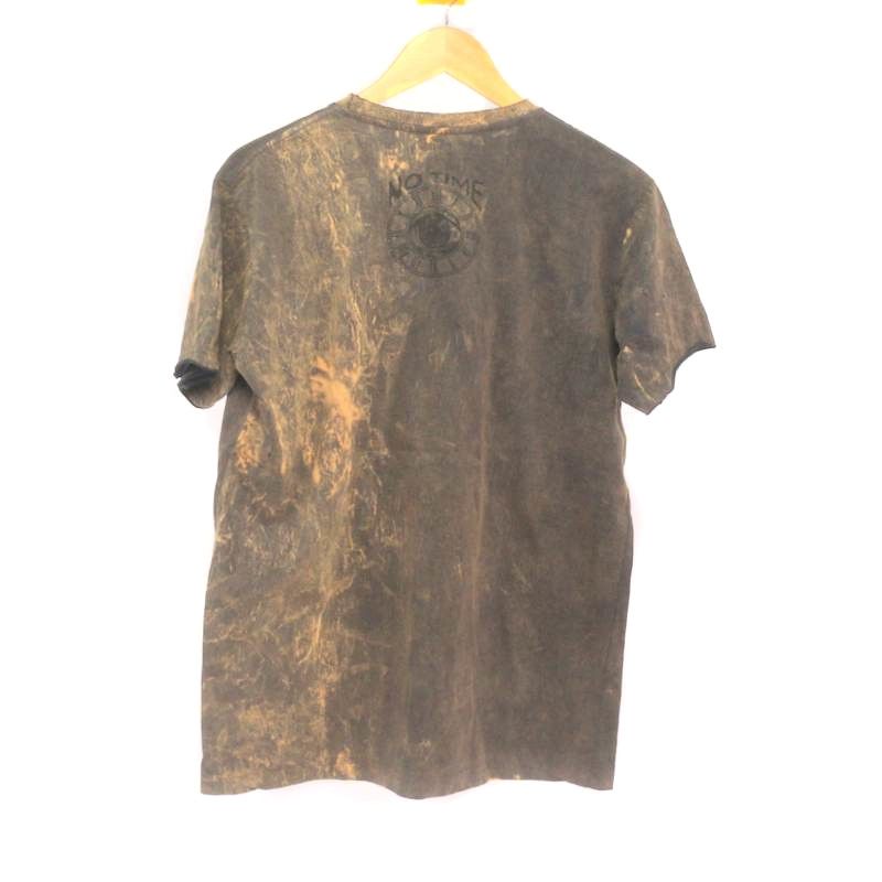 "No Time" Pilze T-Shirt Größe M Stonewashed