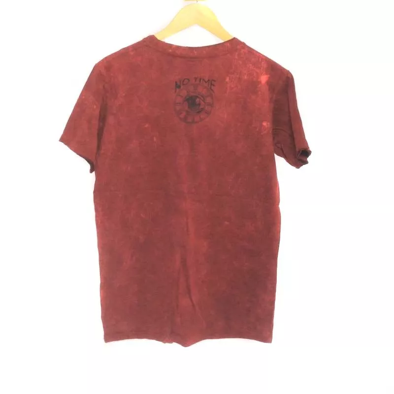 "No Time" Pilze T-Shirt Größe M Stonewashed