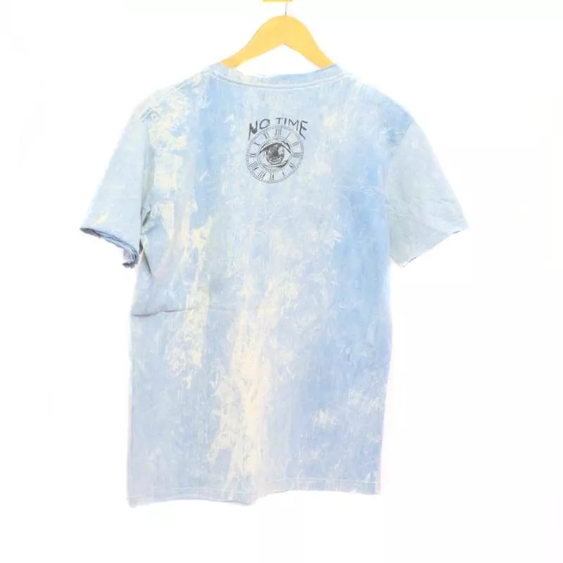 T-Shirt "No Time" Champignon Taille M Stonewashed